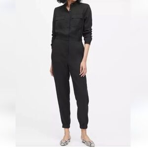 New Banana Republic Black Jogger Jumpsuit-Size 14